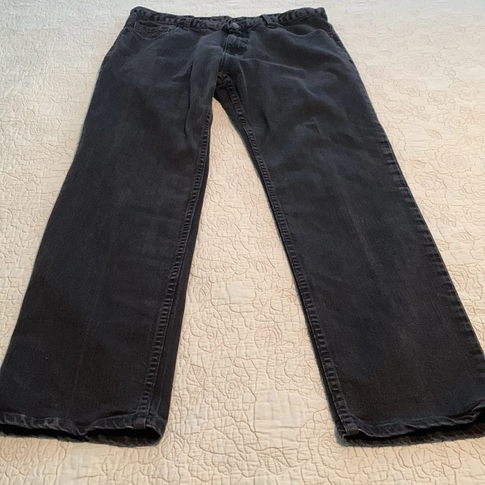Men’s Dearborn Black Denim Jeans * 36 X 30
